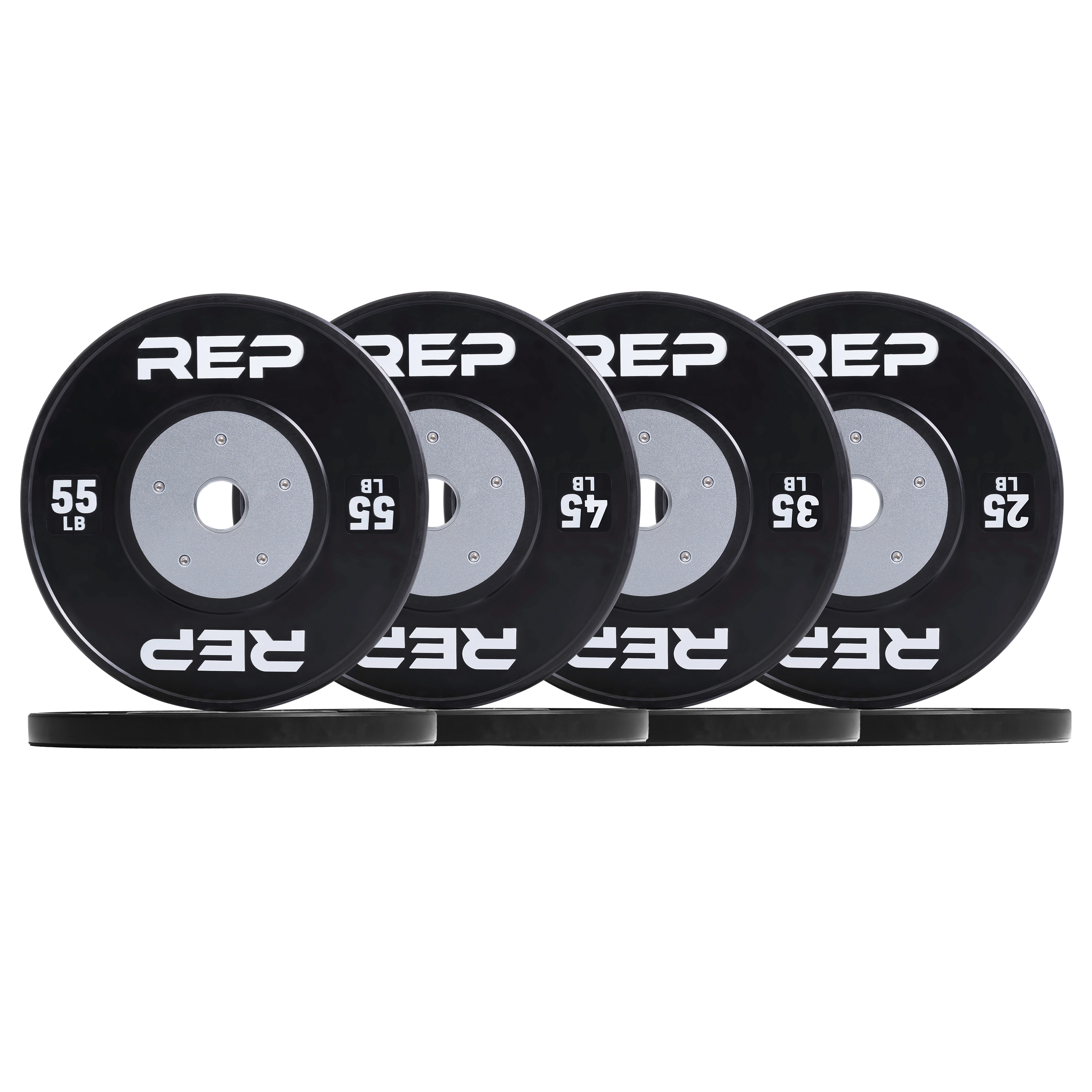 Black Competition Bumper Plates (LB) - 25lb